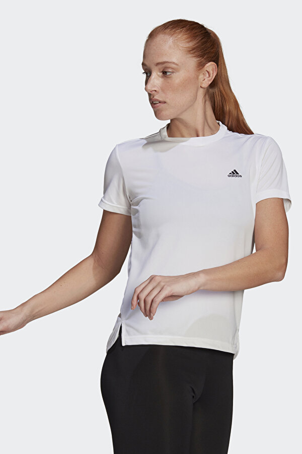 adidas W 3S T Beyaz Kadın Kısa Kol T-Shirt