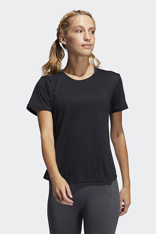 adidas GO TO TEE 2.0 Siyah Kadın Kısa Kol T-Shirt