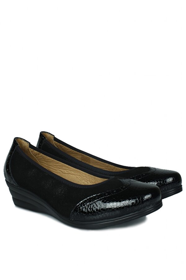 Fitbas - 6402 025 Kadın Siyah Günlük Büyük & Küçük Numara Ayakkabı