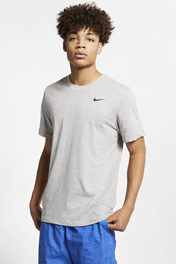 Nike DRI-FIT Gri Erkek Kısa Kol T-Shirt