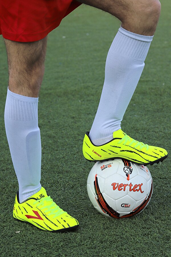 Lig Latmos HM Halı Saha Erkek Futbol Ayakkabı Sarı