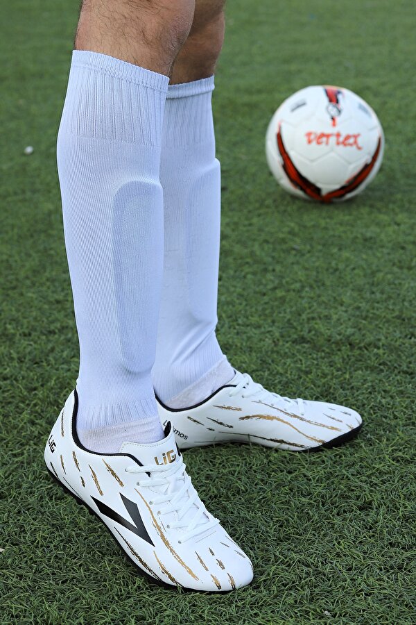 Lig Latmos HM Halı Saha Erkek Futbol Ayakkabı Beyaz