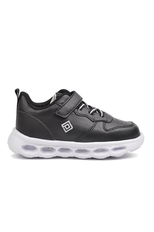 Pepino Siyah-Beyaz Cırt Cırtlı Kız Çocuk Sneaker