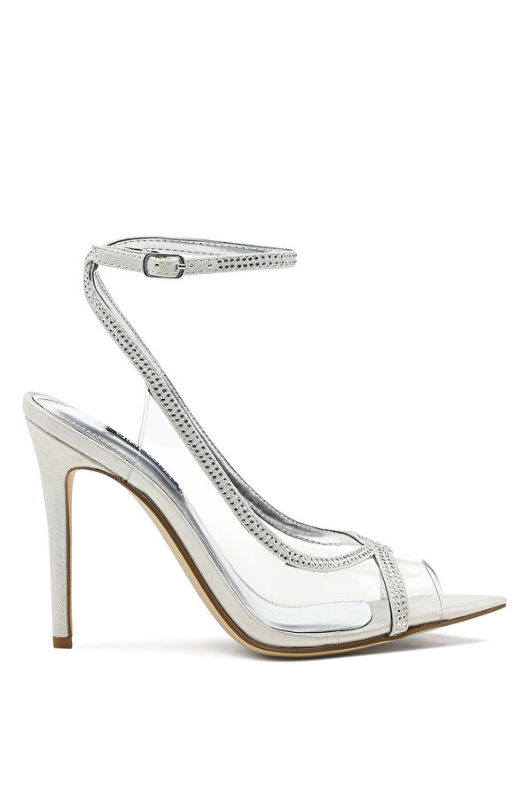 Nine West PARISE3-A Gümüş Kadın Topuklu Ayakkabı