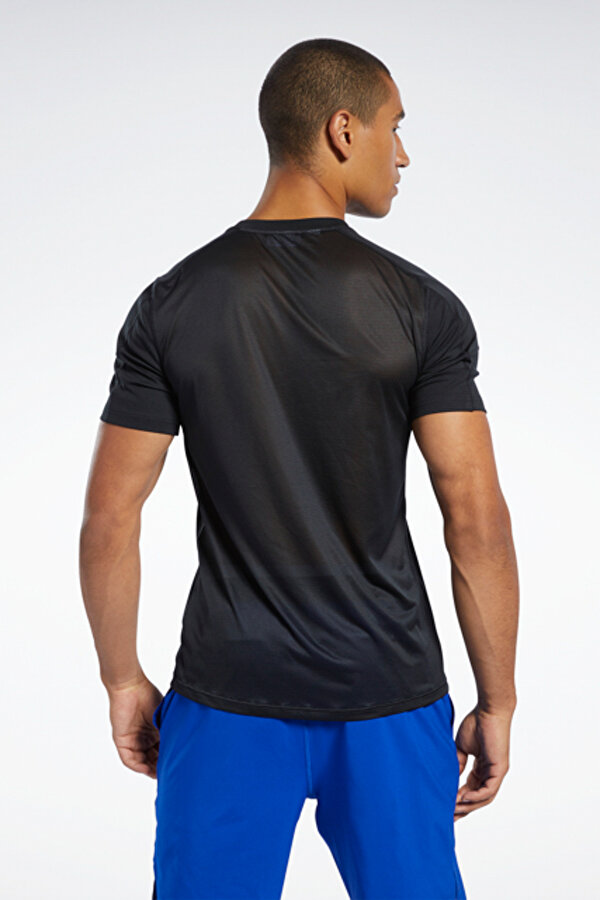 Reebok Wor Comm Ss Tech Tee Черный Мужчина Футболка