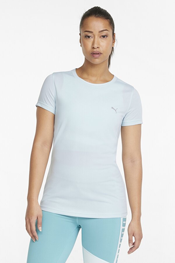 Puma PERFORMANCE TEE (S) NITRO Beyaz Kadın Kısa Kol T-Shirt