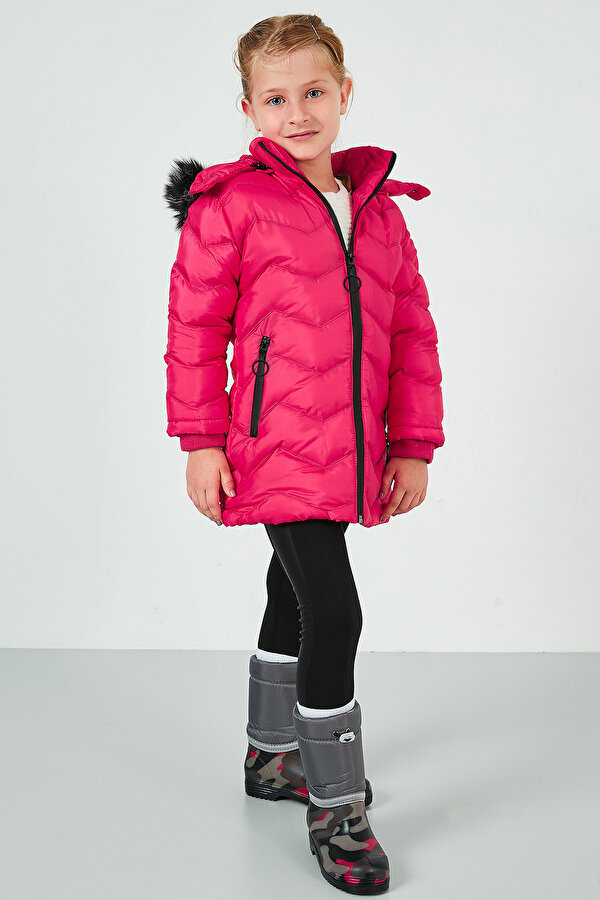Lela Kız Çocuk Mont 5766041 PEMBE
