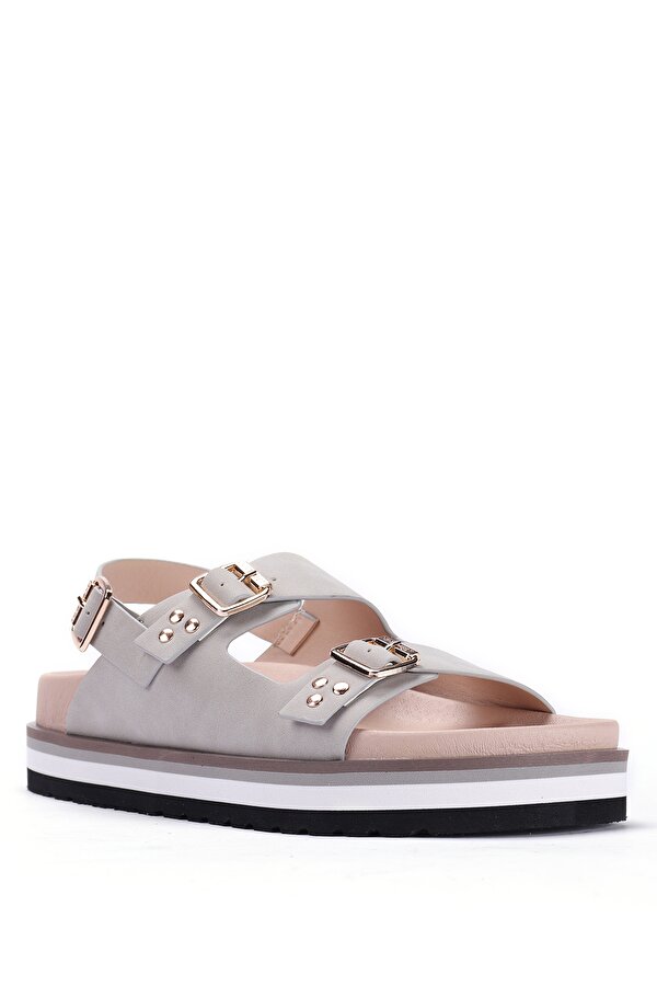 NINE WEST Nine West Denvio 2Fx Серый Женщина Плоские Сандалии