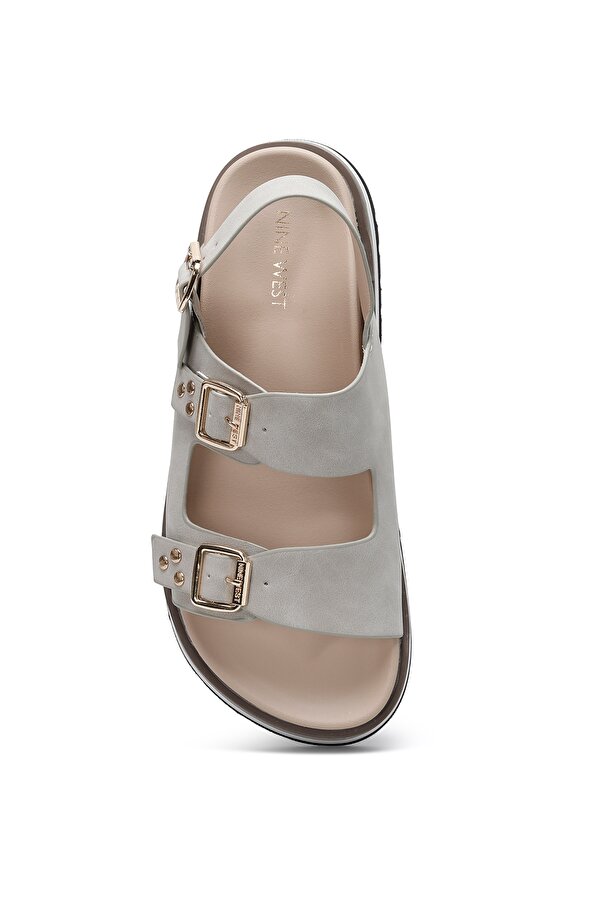 NINE WEST Nine West Denvio 2Fx Серый Женщина Плоские Сандалии