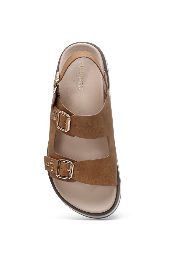 NINE WEST Nine West Denvio 2Fx Бежевый 007 Женщина Плоские Сандалии