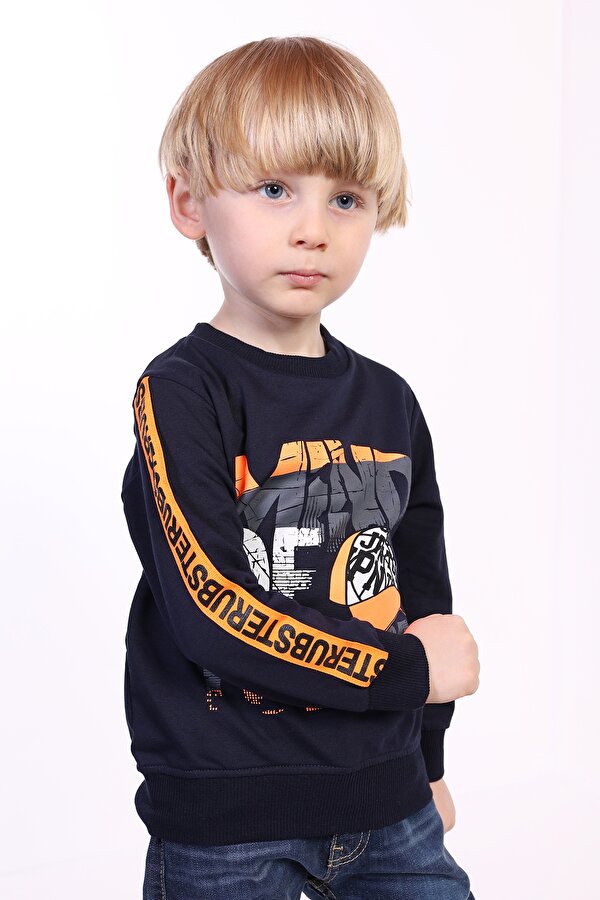 Toontoy Erkek Çocuk Mınd Of Future Baskılı Sweatshirt