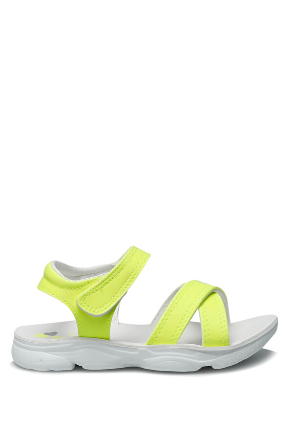 Seventeen NELLY 2FX Neon Sarı Kız Çocuk Sandalet