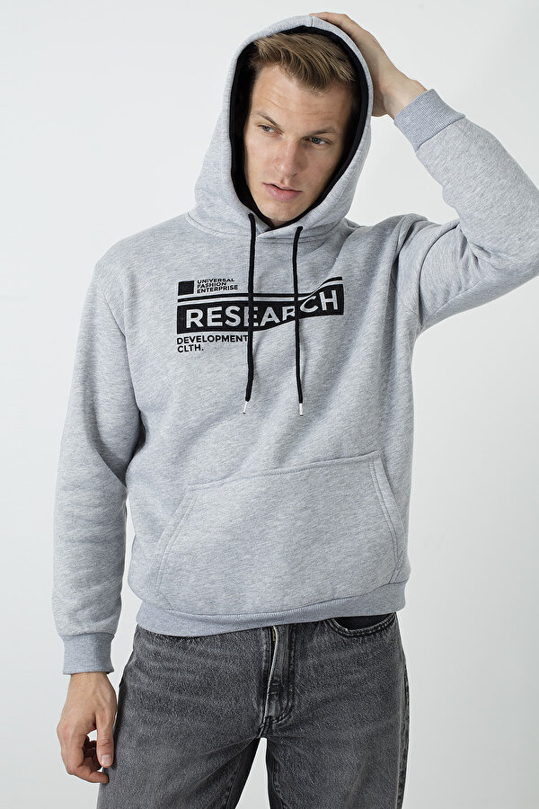 Buratti Erkek Sweat 5827004 GRİ MELANJ