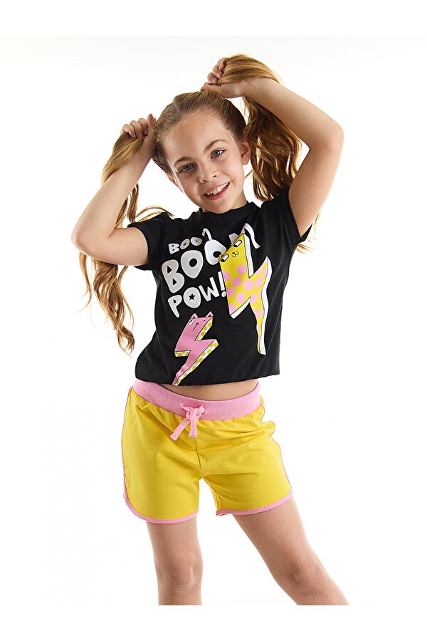 MSHB&G Boom Kız Çocuk Crop Top Şort Takım