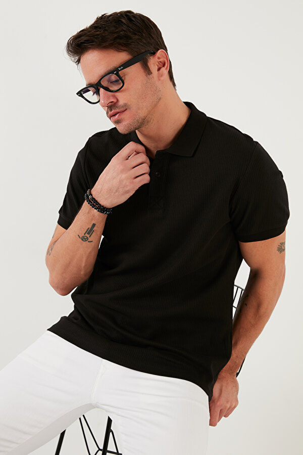 Buratti Erkek Polo T Shirt 5902281 SİYAH