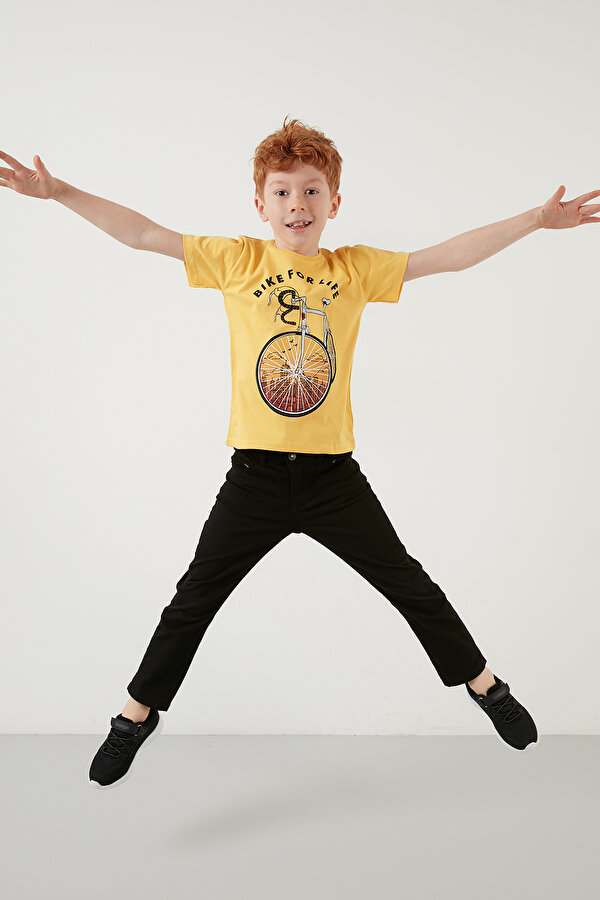Lela Erkek Çocuk T Shirt 5923416 SARI