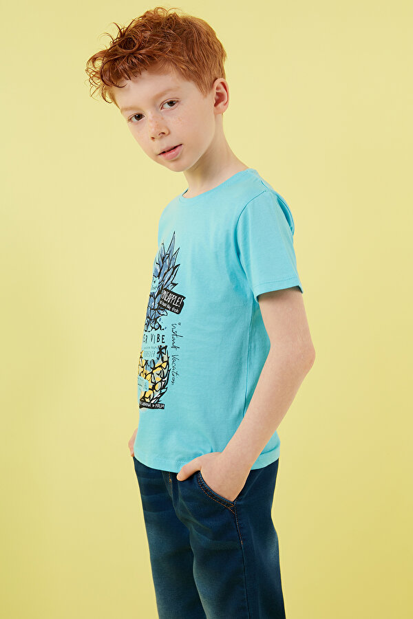 Lela Erkek Çocuk T Shirt 59280200 MAVİ