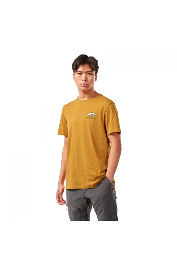 Craghoppers Mens Mightie SS T-Shirt Erkek Hardal Kısa Kollu Tişört CMT936
