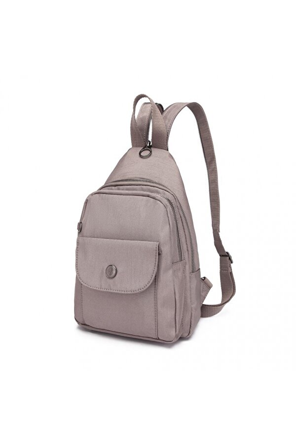 Smart Bags Nano Metalik Kumaş Bodybag Kadın Çantası 1237 Vizon