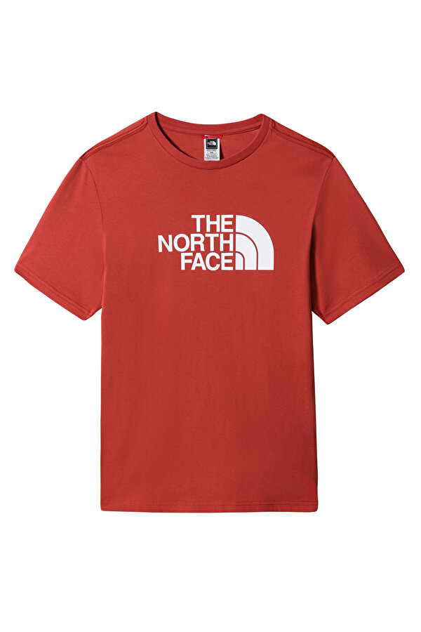 The North Face M S/S EASY TEE - EU Kırmızı Erkek Kısa Kol T-Shirt