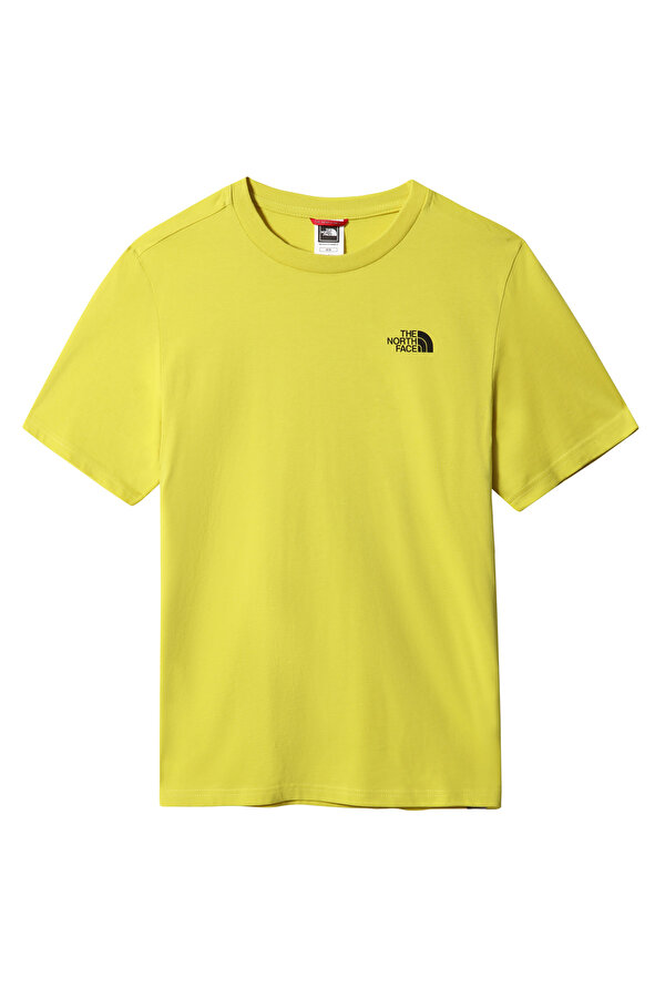 The North Face M S/S SIMPLE DOME TEE - E Sarı Erkek Kısa Kol T-Shirt