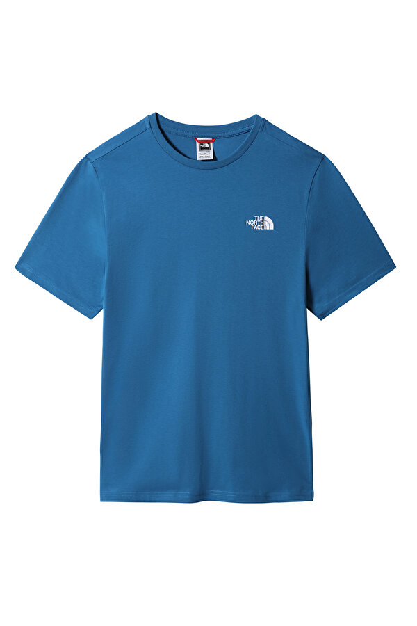 The North Face M S/S SIMPLE DOME TEE - E Mavi Erkek Kısa Kol T-Shirt