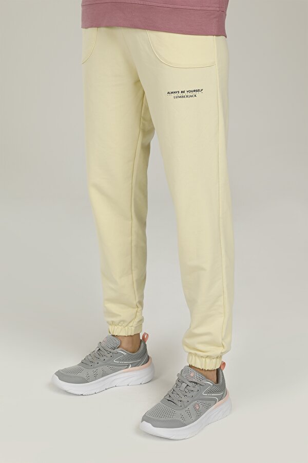 Lumberjack CT1170 ANNA JOGGER 2FX Sarı Kadın Eşofman Altı