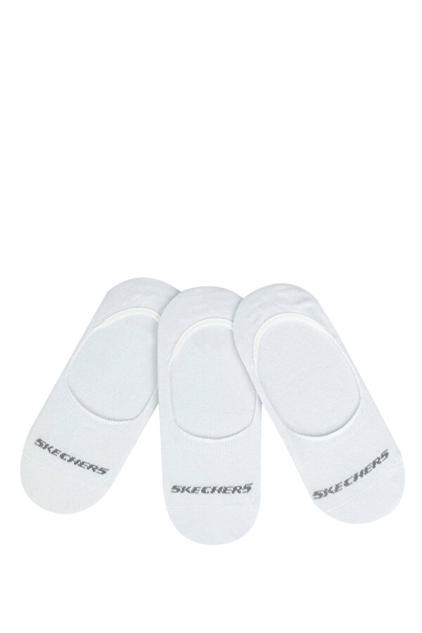 Skechers SOCKS U NO SHOW SOCK Beyaz Unisex Çorap Skechers SOCKS U NO SHOW SOCK Beyaz Unisex Çorap