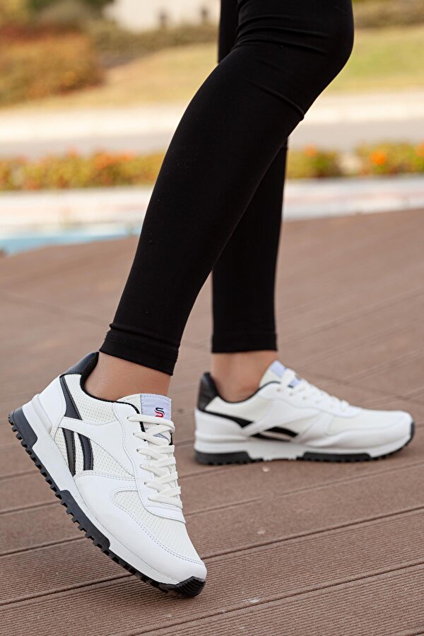Muggo BLAKE Unisex Ortopedik Günlük Garantili Yürüyüş Koşu Sneaker Spor Ayakkabı