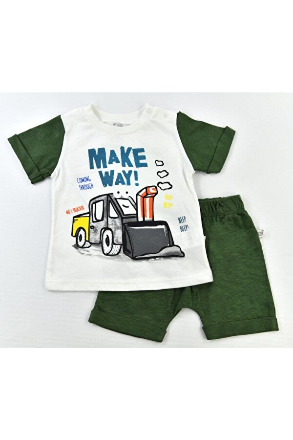 Max İmaj Erkek Bebek 2 li T-shirt ve Şort Takım