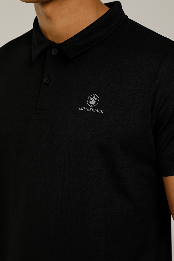 Lumberjack CT461 SHERMAN BASIC POLO BLACK Man 125
