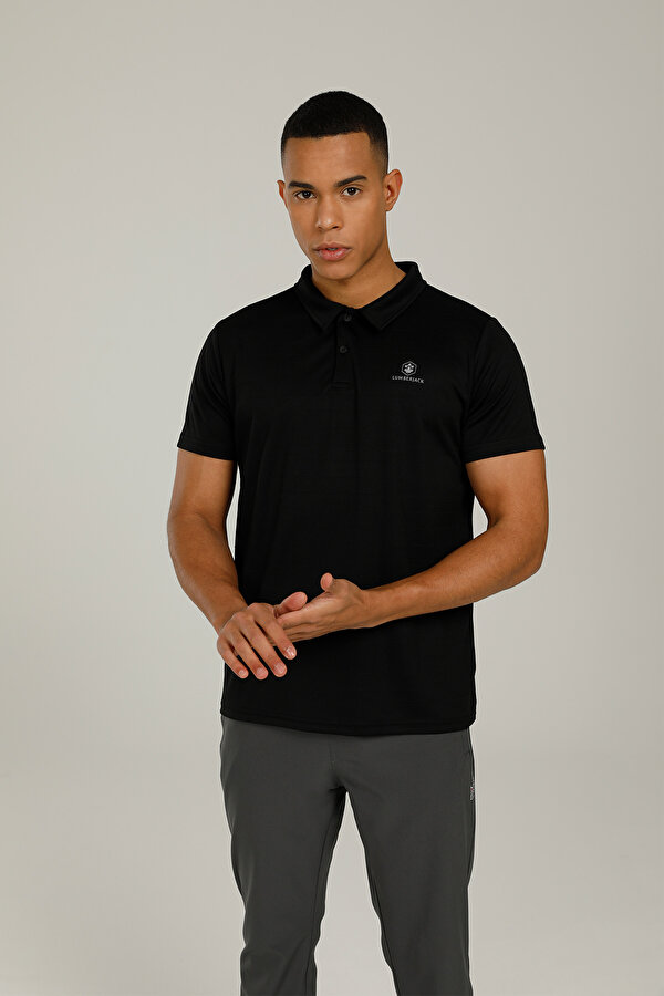 Lumberjack CT461 SHERMAN BASIC POLO BLACK Man 125