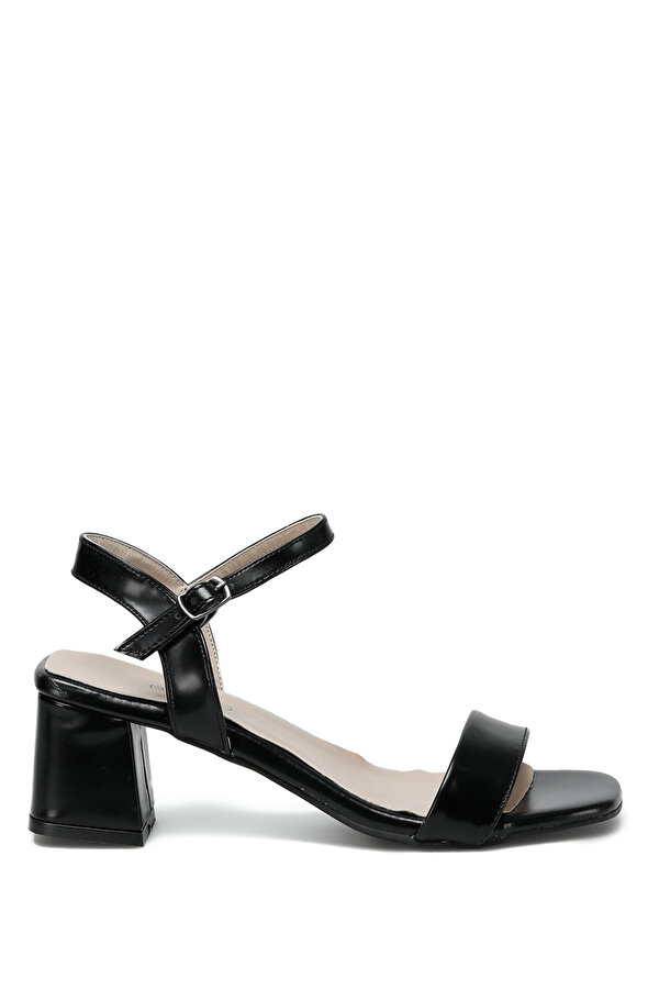Butigo 20S-551 2FX Siyah Kadın Topuklu Sandalet