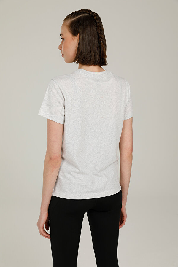 Vans WM DROP V SS CREW-B Beyaz Kadın Kısa Kol T-Shirt