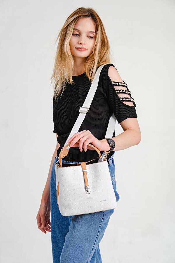 Just Polo Kadın Kilit Detaylı El ve Omuz Çantası PBU4002
