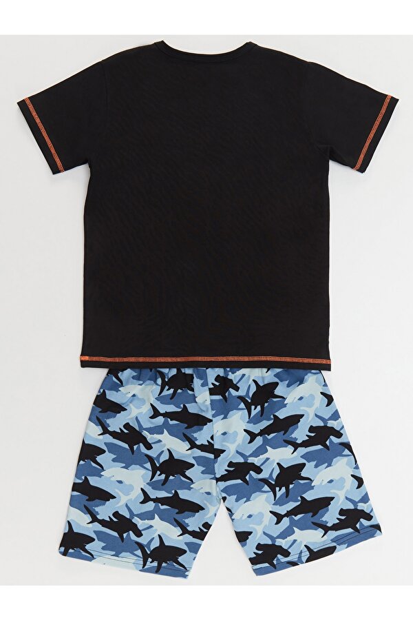 Mushi Köpekbalığı Kamo Erkek Çocuk T-shirt Şort Takım ZB8061