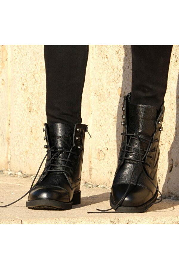 Burç 7016 Erkek Deri Postal Bot