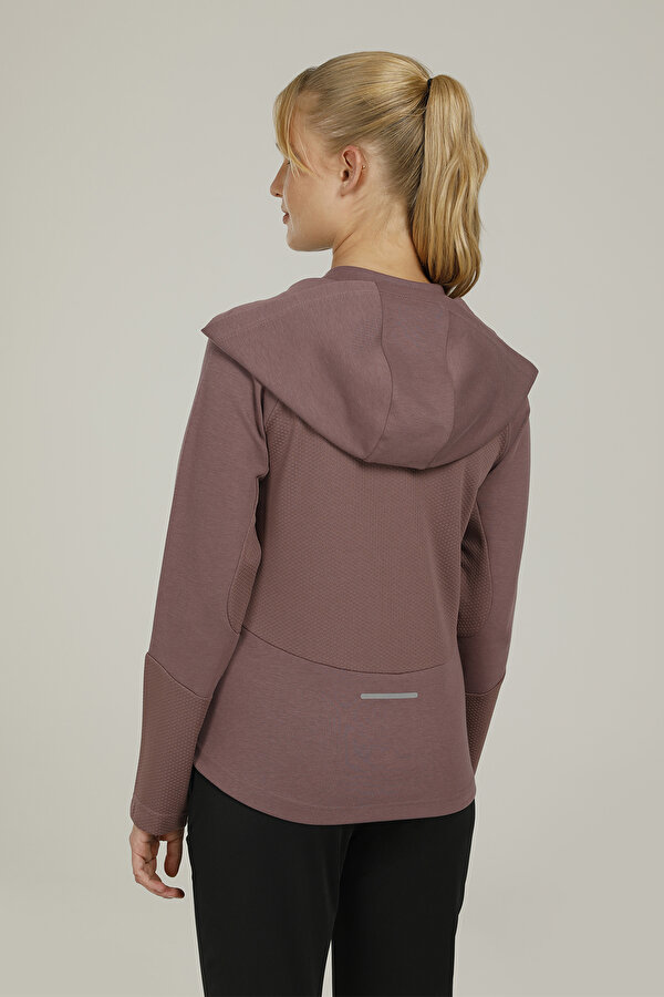 Lumberjack CT321 MILA FULL ZIP HOODI PASTEL PURPLE Woman 124