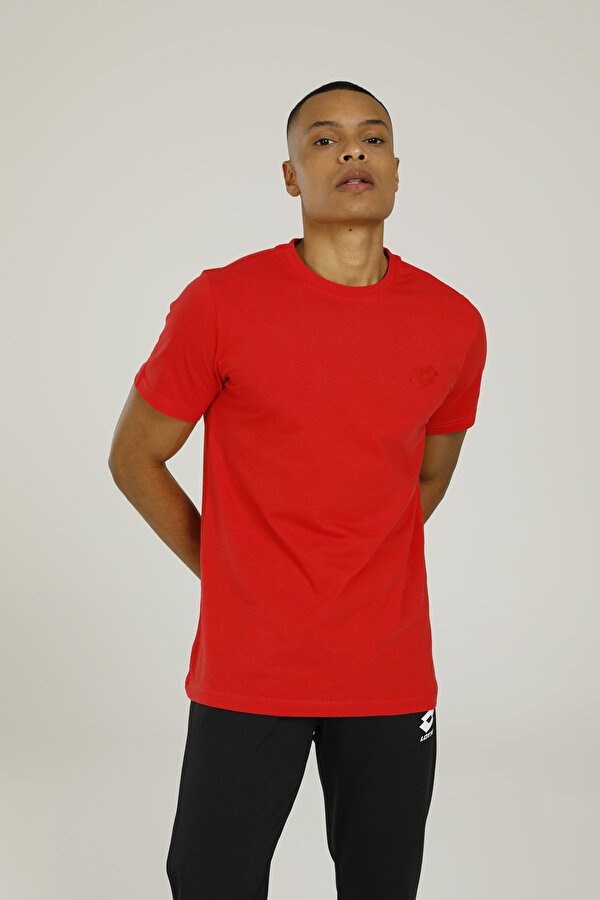 Lotto SOKRATES T-SHIRT 2FX Kırmızı Erkek Kısa Kol T-Shirt