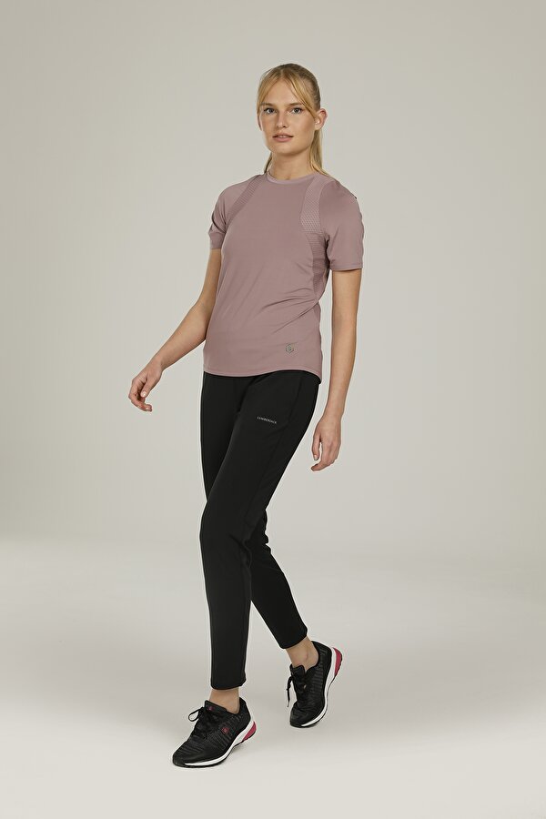 Lumberjack EMILY T-SHIRT 2FX PASTEL MOR Kadın Kısa Kol T-Shirt