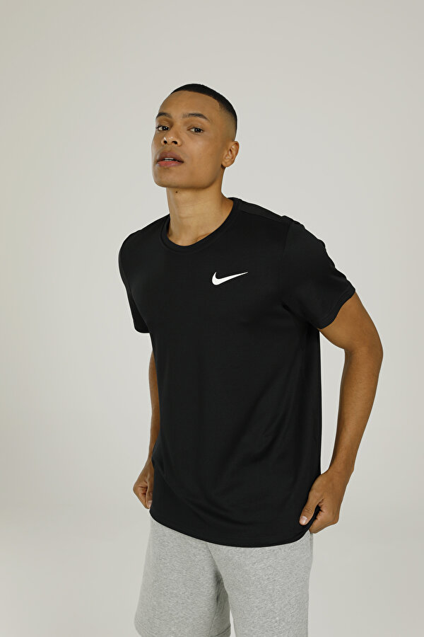 Nike DRI-FIT SUPERSET Siyah Erkek Kısa Kol T-Shirt
