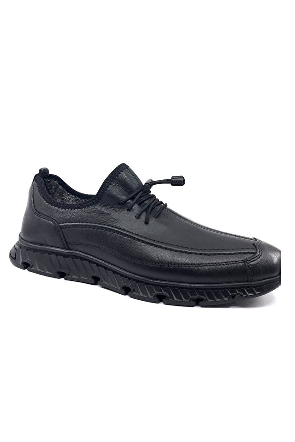TARDELLİ Ayakkabımood Tardelli 550 Siyah 100% Deri ,çi Kürklü Erkek Ayakkabı
