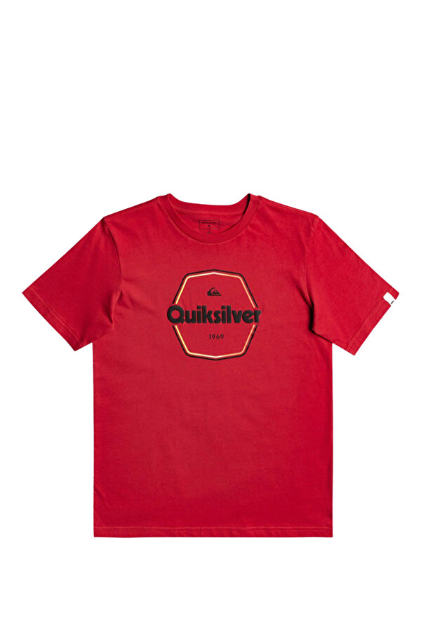 Quiksilver HARD WIRED SS YTH Kırmızı Erkek Çocuk Kısa Kol T-Shirt