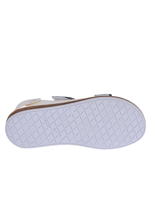 Şirin Bebe Kiko Şb 2330-39  Erkek Çocuk Sandalet Terlik Beyaz Lacivert