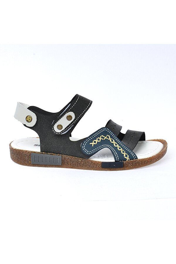 Şirin Bebe Kiko Şb 2498-07 Erkek Çocuk Sandalet Terlik Antrasit-Lacivert Şirin Bebe Kiko Şb 2498-07 Erkek Çocuk Sandalet Terlik Antrasit-Lacivert