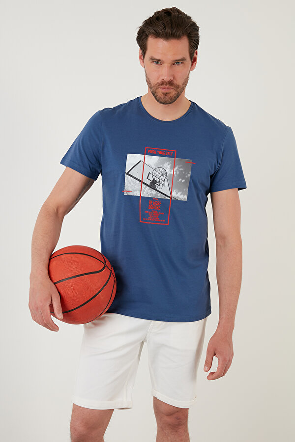 Buratti Erkek T Shirt 5902404 İNDİGO Buratti Erkek T Shirt 5902404 İNDİGO