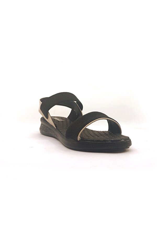 Ayakkabımood Mvşm 3404 Siyah Ortopedik Kadın Sandalet Ayakkabı