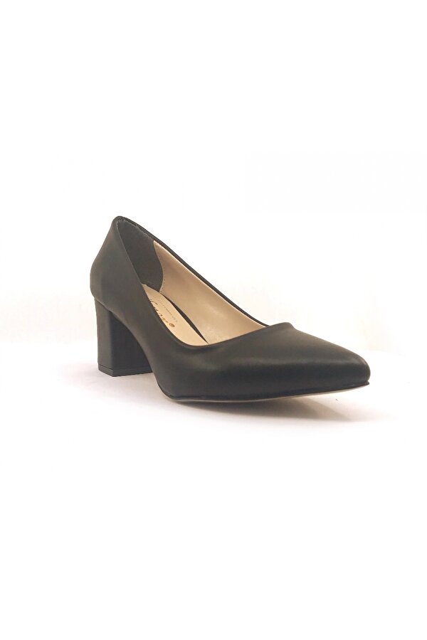 Ayakkabımood Blnr 6 Cm Siyah Kadın Topuklu Ayakkabı