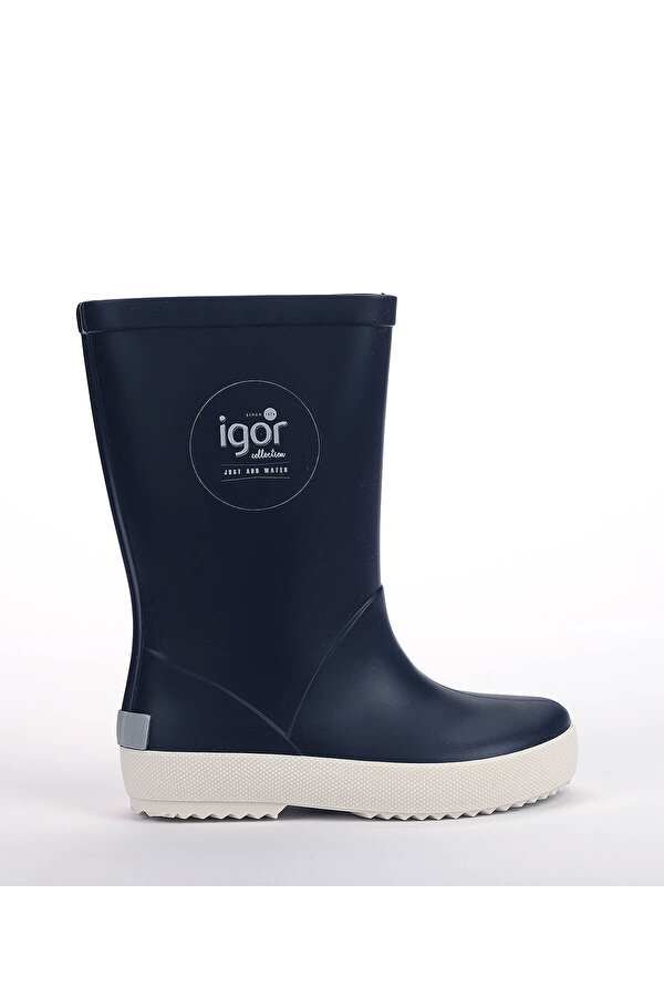 Igor İgor W10107 Splash Nautico Erkek/Kız Çocuk Su Geçirmez Yağmur Kar Çizmesi LACİVERT