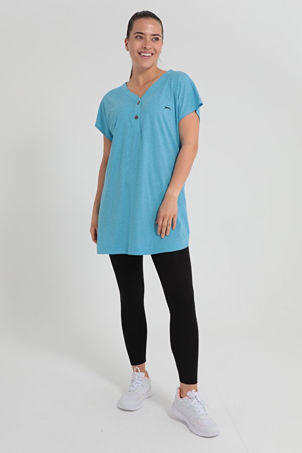 Slazenger MESHULAM Kadın T-Shirt Mavi ZB6726